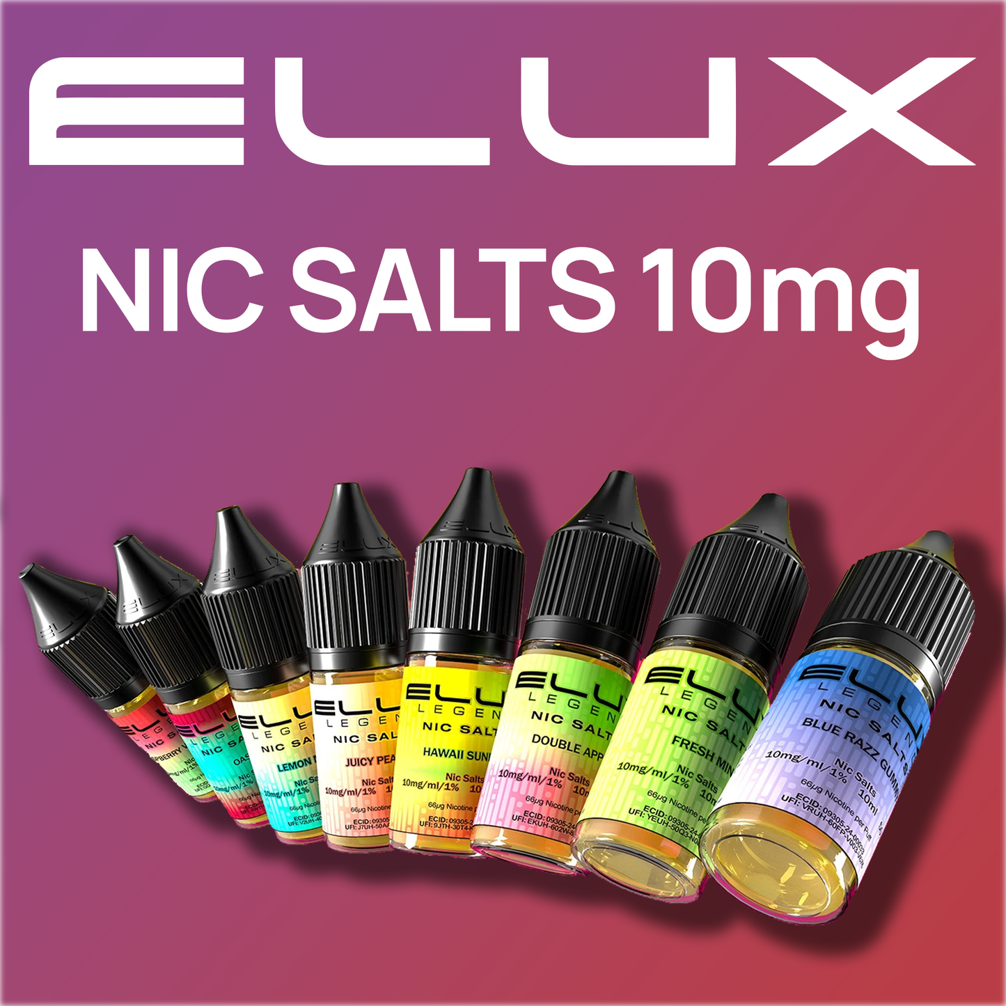 Elux Legend Nic Salts 10mg