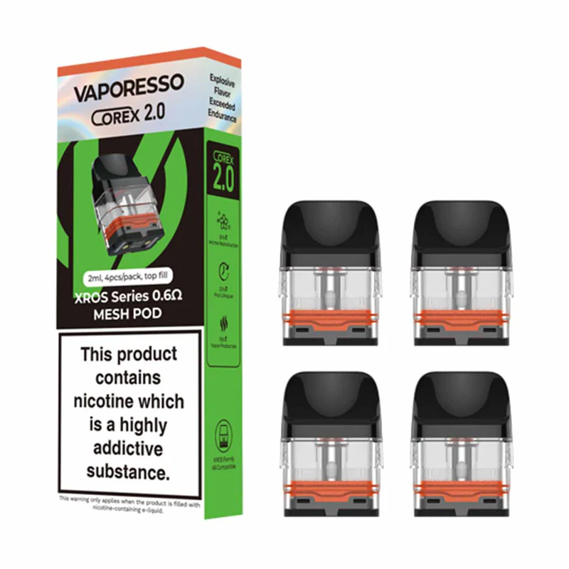 VAPORESSO XROS REPLACEMENT PODS 0.4 0.6
